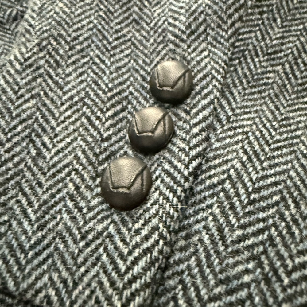 Pendleton Wool Western Blazer Jacket Herringbone … - image 3